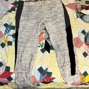 I am selling these gray, black, and white sweats from flirtitude for $5